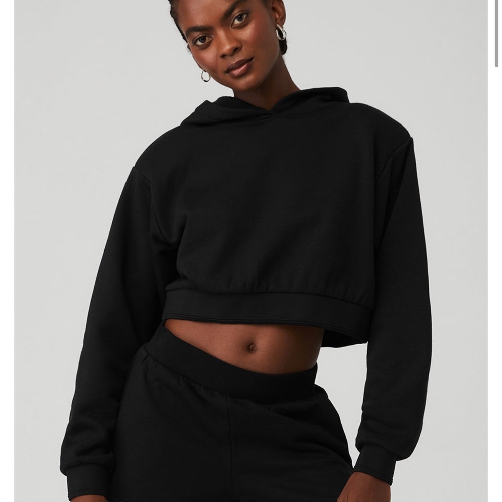 Alo cropped headliner hoodie
